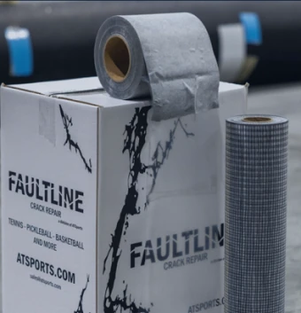 FAULTLINEひび割れ補修材と補強メンブレン